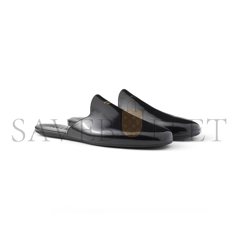 Pra*a brushed leather slippers 2s2986